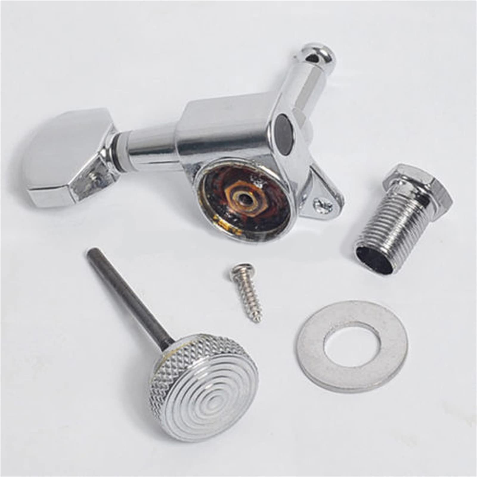 Tuner Mechaniken Knöpfe Guitar String Inline Inline Rechts Links Tuning Pegs Locking Tuners Keys Maschinenkopf Musikgitarren -Teilezubehör