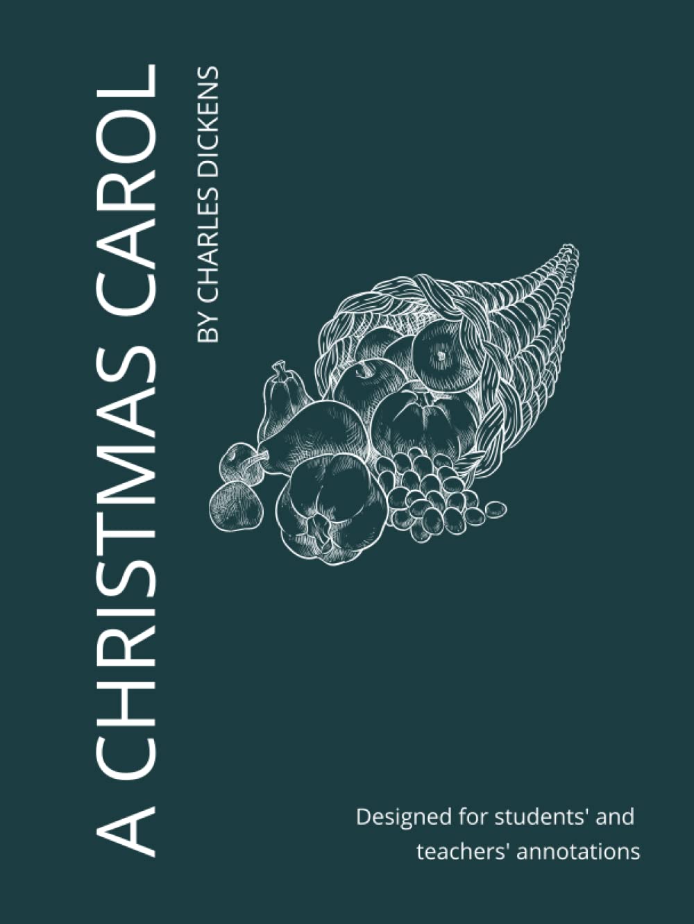 A Christmas Carol - With WIDE MARGINS. Designed for GCSE students' and teachers' annotations: A4 size. Includes embedded glossary