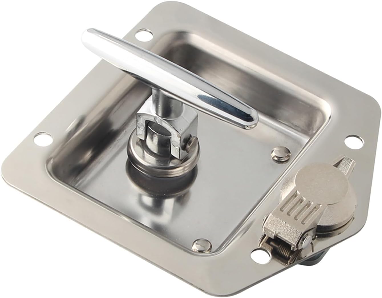 SC403 Heavy Duty Lift Turn Compression Latches 2 Pack Stainless Steel RV Entry Door Lock Replacement Kit 1Pcs