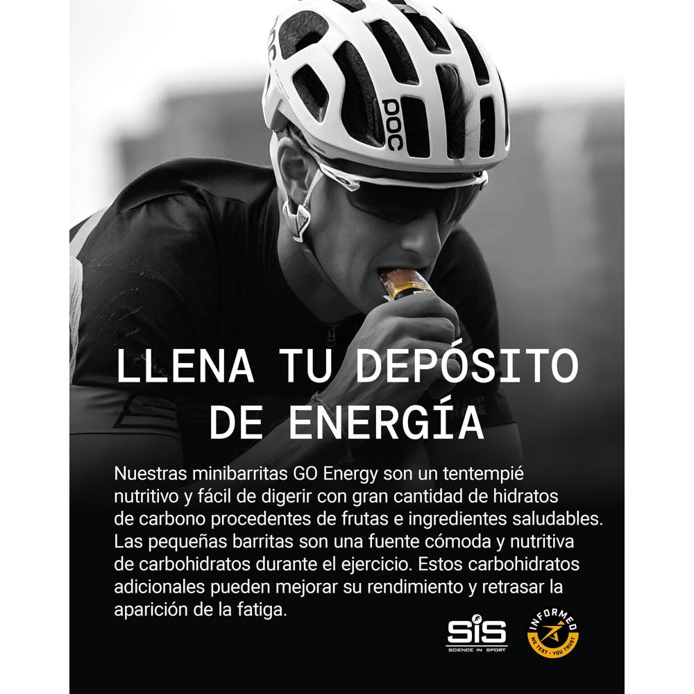 Science in Sport GO Energy Bar Mini, Manzana y Grosella Negra, 30 x 40g