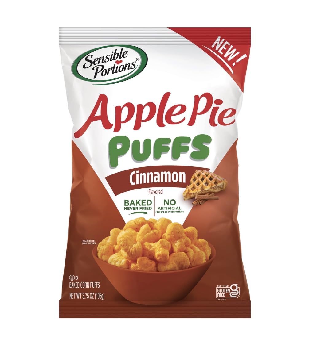 Sensible Portions Cinnamon Apple Pie Puffs, 3.75 Oz