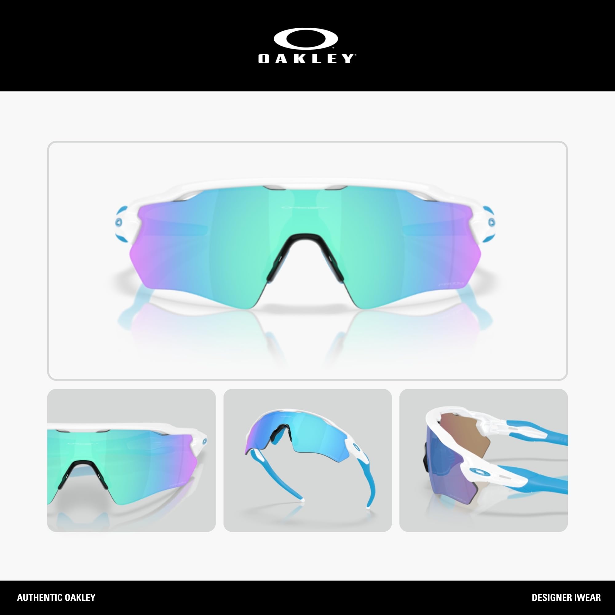 Oakley Prostokątne okulary przeciwsłoneczne dla mężczyzn i kobiet
