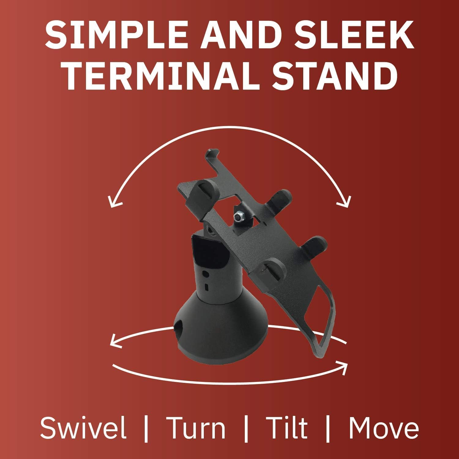 🛒 Flash Sale DCCStands Low Swivel and Tilt Verifone Vx805 Terminal Stand, Screw-in and Adhesive Get Special Price DCCStands Low Swivel and Tilt Verifone Vx805 Terminal Stand, Screw-in and Adhesive