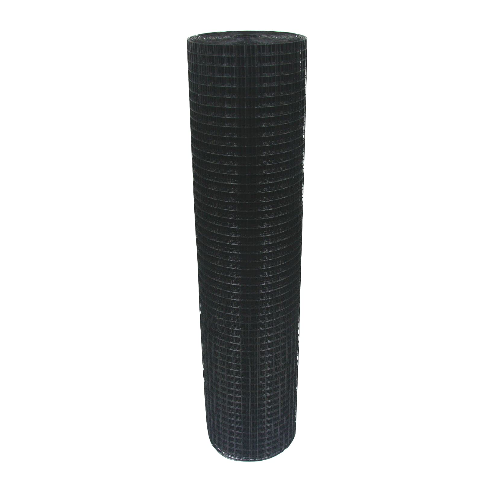 Garmix Volierendraht Maschendraht 4-Eck Drahtgitter Schwarz 150cm 15m 12x12mm 1,20mm