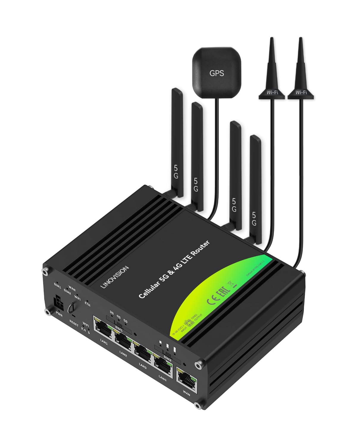 Amazon.com: LINOVISION Industrial 5G Celluar Router - Verizon/AT&T