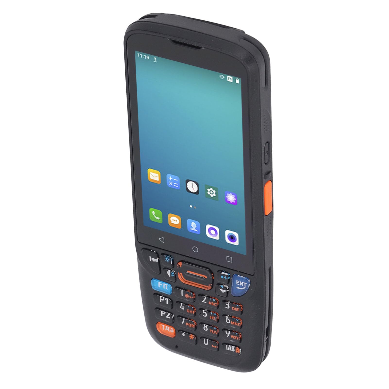 Scanner de Codes-Barres QR portatif 4,0 Pouces Android 11 Collecteur de données Lecteur de Codes-Barres 1D 2D IP67 étanche Entrepôt Industriel Logistique Vente au détail ABS Noir
