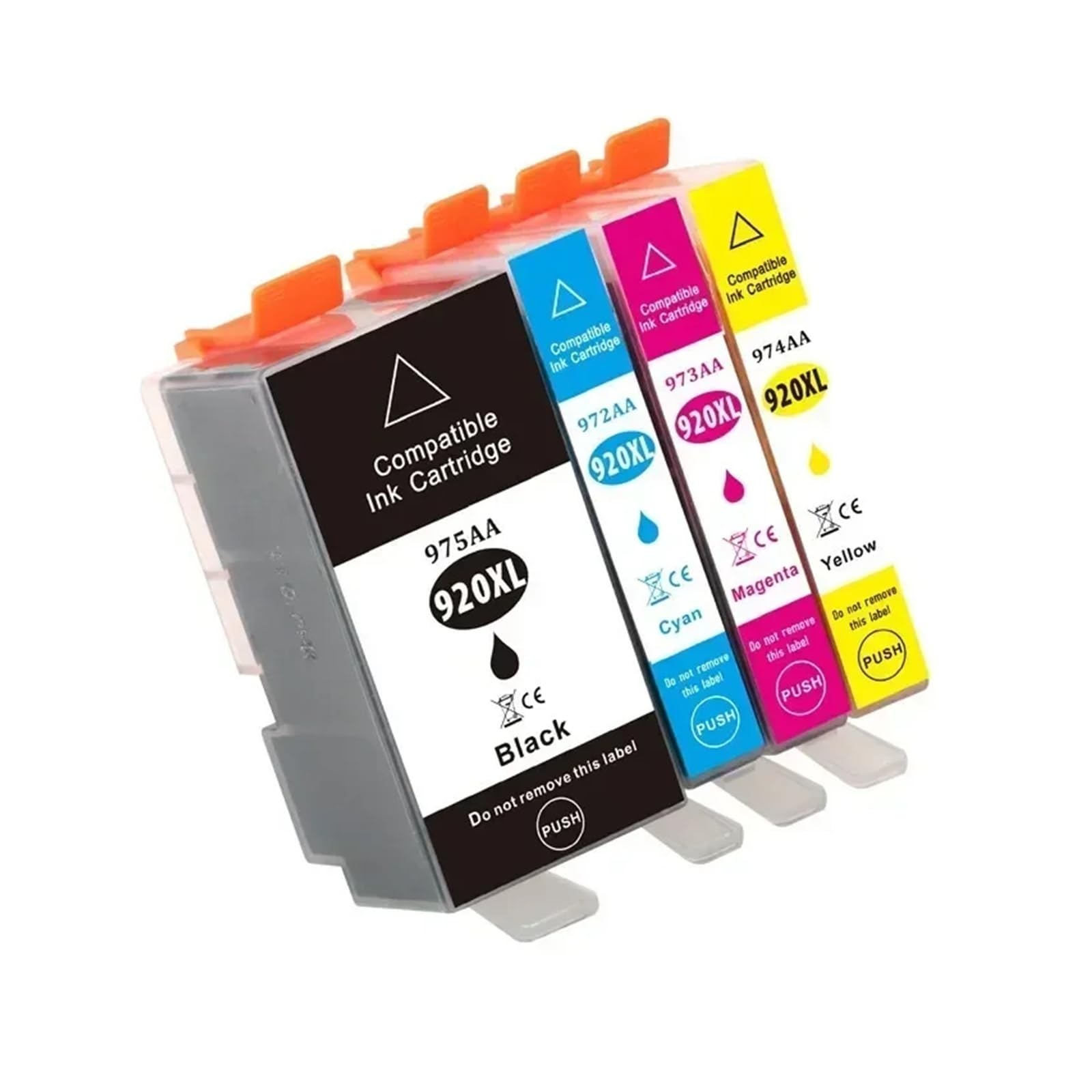 Cartucce d'inchiostro 920XL compatibili for HP OfficeJet 6500 6500A 6000 | 7000 7500 7500A E709C E709, Capacità XL, Fornitura inchiostro, Materiali di consumo stampante(1set)