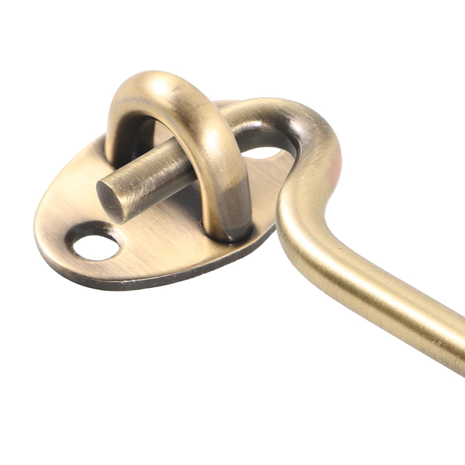 Generico Gancio per Finestra in Acciaio Inossidabile Resistente, Chiusura a Gancio Antivento per Porte e Finestre, Set da 1 Pezzo, Facile Installazione senza Attrezzi, Adatto per Uso