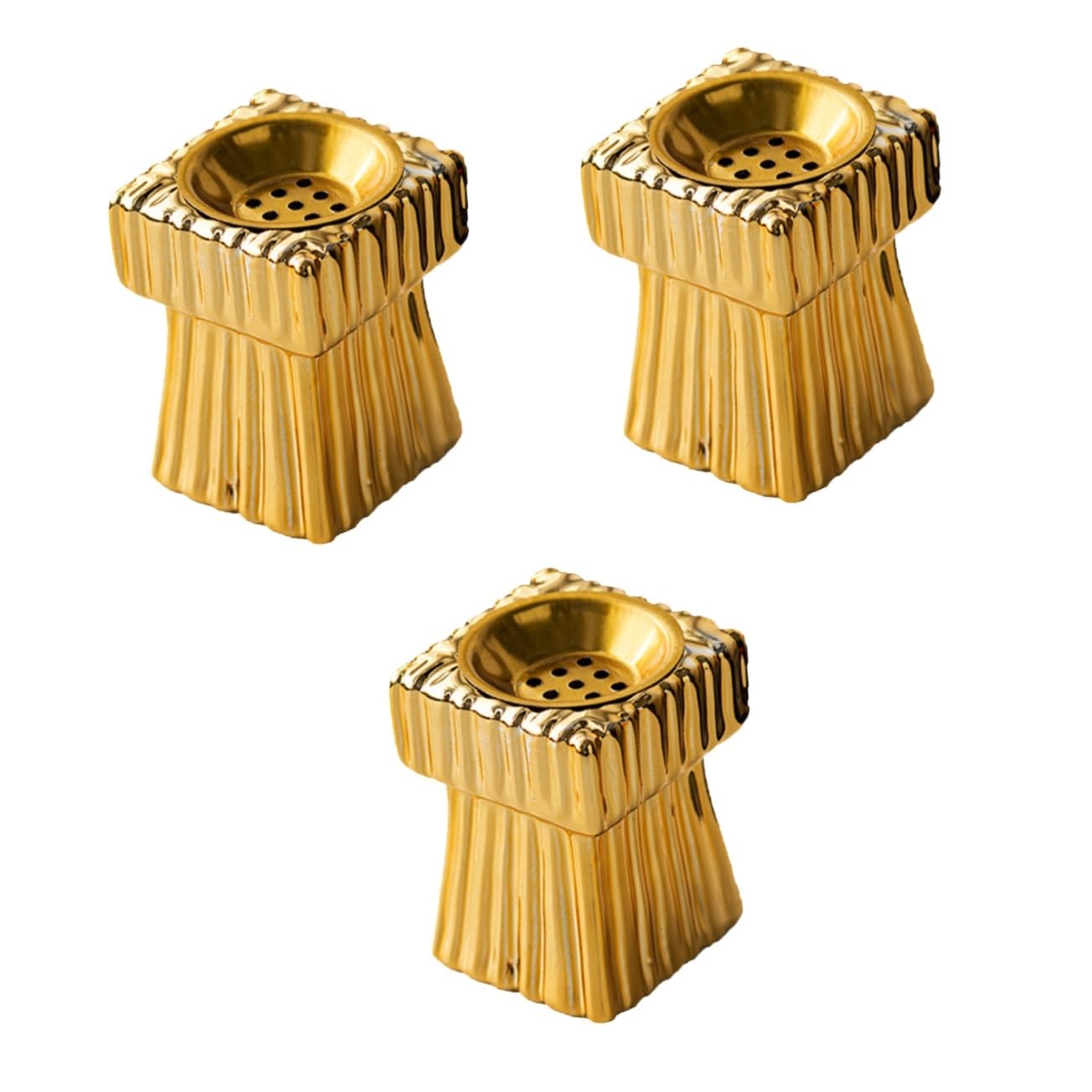 Ciieeo 3stücke Keramischer Räuchergefäß Für Räucherstäbchen Und Elegantes Arabisches Design Für Zuhause Aromatische Atmosphäre Für Meditation Und Entspannung