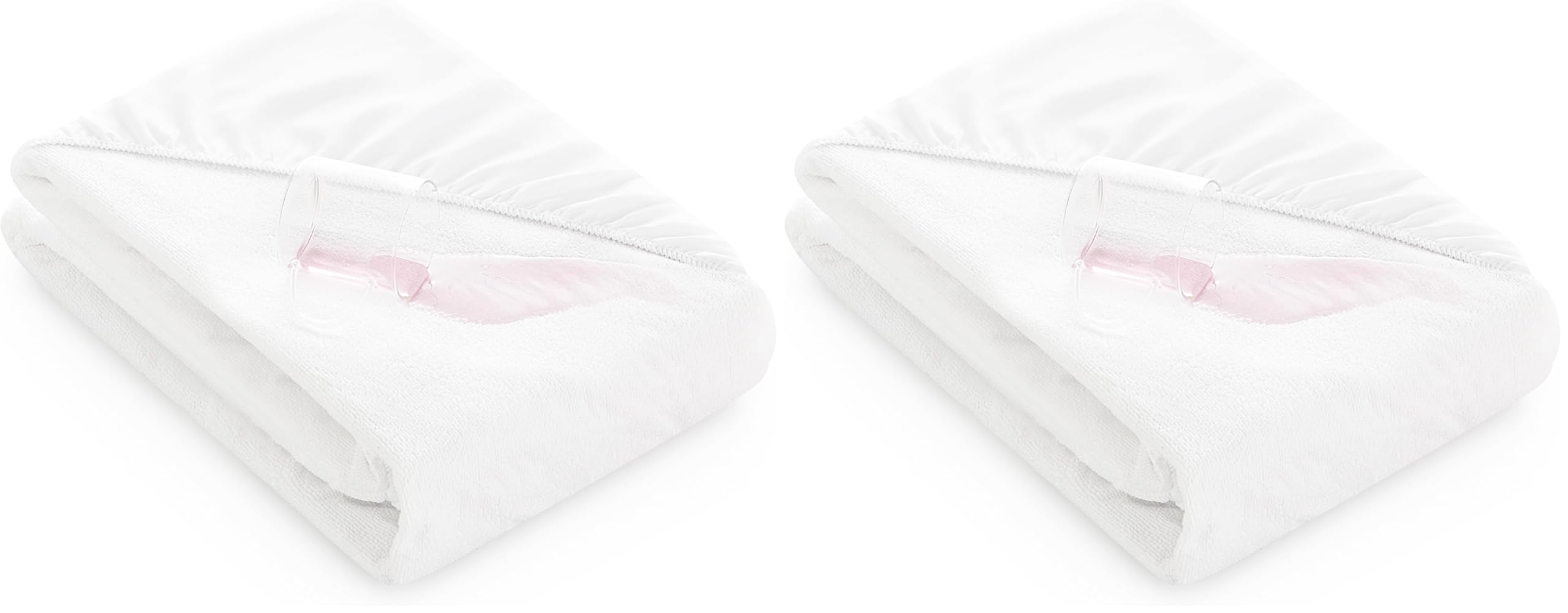 Cubre colchón ajustable Todocama rizo impermeable transpirable 3004 pack de 2 unidades para cama 90