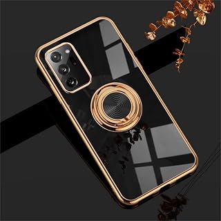 Hülle für Samsung Galaxy Note 9 Handyhülle, Note 9 Schutzhülle Ultradünn TPU Silikon Case magnetische KFZ-Halterung mit 360° Finger-Halter Schale Note 9 Hülle, Schwarz