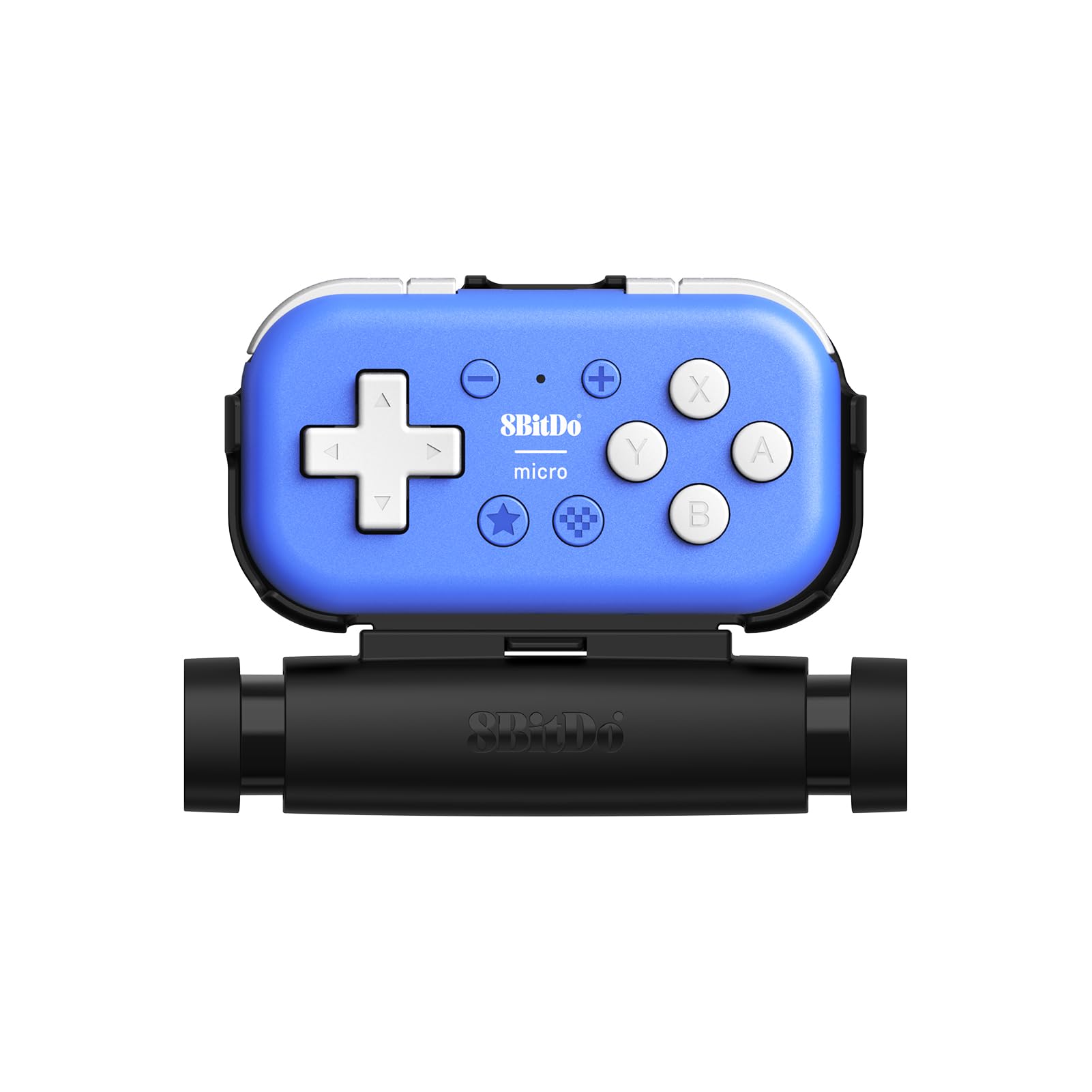 8Bitdo Micro Bluetooth Gamepad Pocket-Sized Mini Controller with Mobile Clip for Switch, Android, Supports Keyboard Mode (Blue)-image-37