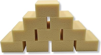 Dewepro® Tile Sponge Pack of 10 Universal Sponge, Very Fine - Very Absorbent, 160 x 110 x 60 mm - Universal Use in the Home or on the Construction Site