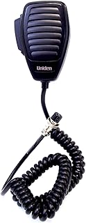 Uniden BC645 4-Pin Microphone replacement for CB Radios, Comfortable Ergonomic Design, Rugged Construction, Clear Quality Sound, Built for the Professional Driver, Black