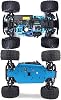 Camioneta RC Nitro 1/10 80KM/H Rápido Auto a Gas Nitro 4WD Alta Velocidad Todo Terreno Camioneta Escaladora Buggy para Adultos 18CXP Motor a Gas Control Remoto Camioneta RTR Hobby Carreras Short Course Crawler 7