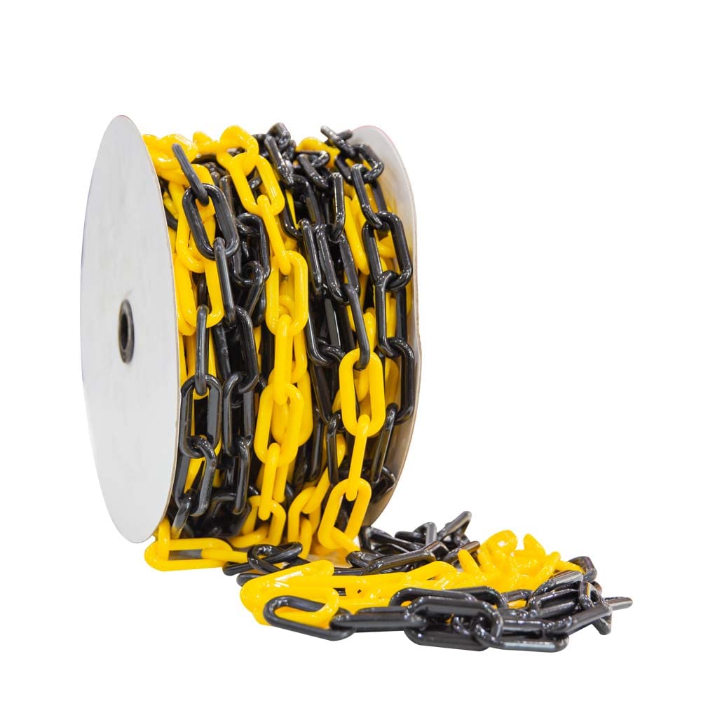 Catena Segnaletica Plastica Giallo/Nera 6mm - Rotolo Da 25 Metri Per Delimitazione Aree - Foto 4