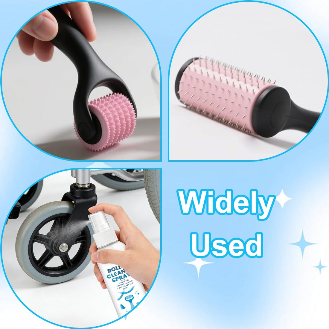 YAYNO 100ml Derma Roller Cleaner Microneedling Viso Roller Cleaner Derma Roller Cleaner Spray Roller Cleaners Adatto per Rulli Microaghi con Panno per la Pulizia Pulizia Efficace