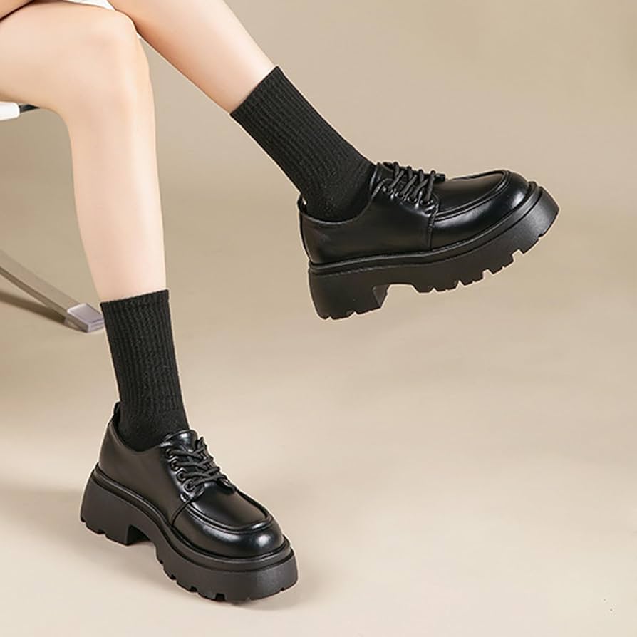 美品★ SQUARE TOE LACE UP LOAFERS Amazon.co.jp: Derby Shoes, Women's, Unisex, Square Toe, Lace