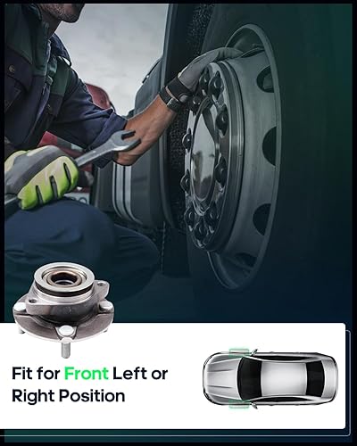 Miniatura 2 de SCITOO Rodamientos de rueda y conjunto de cubo 513344 para 2009-2014 para Nissan Cube 1.8L Cojinete de cubo de rueda (2 almohadillas)