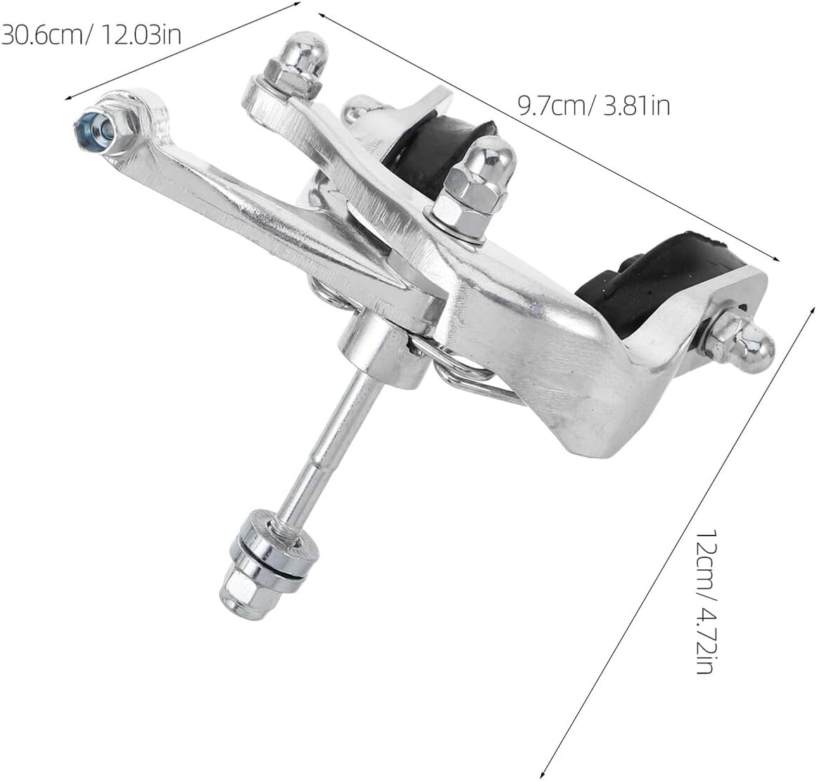 2pcs Front Bike Brake Calipers for Road and Fixed Gear Bikes Bicycle Brake Parts Compatible Cycling Accessories for Urban Riding