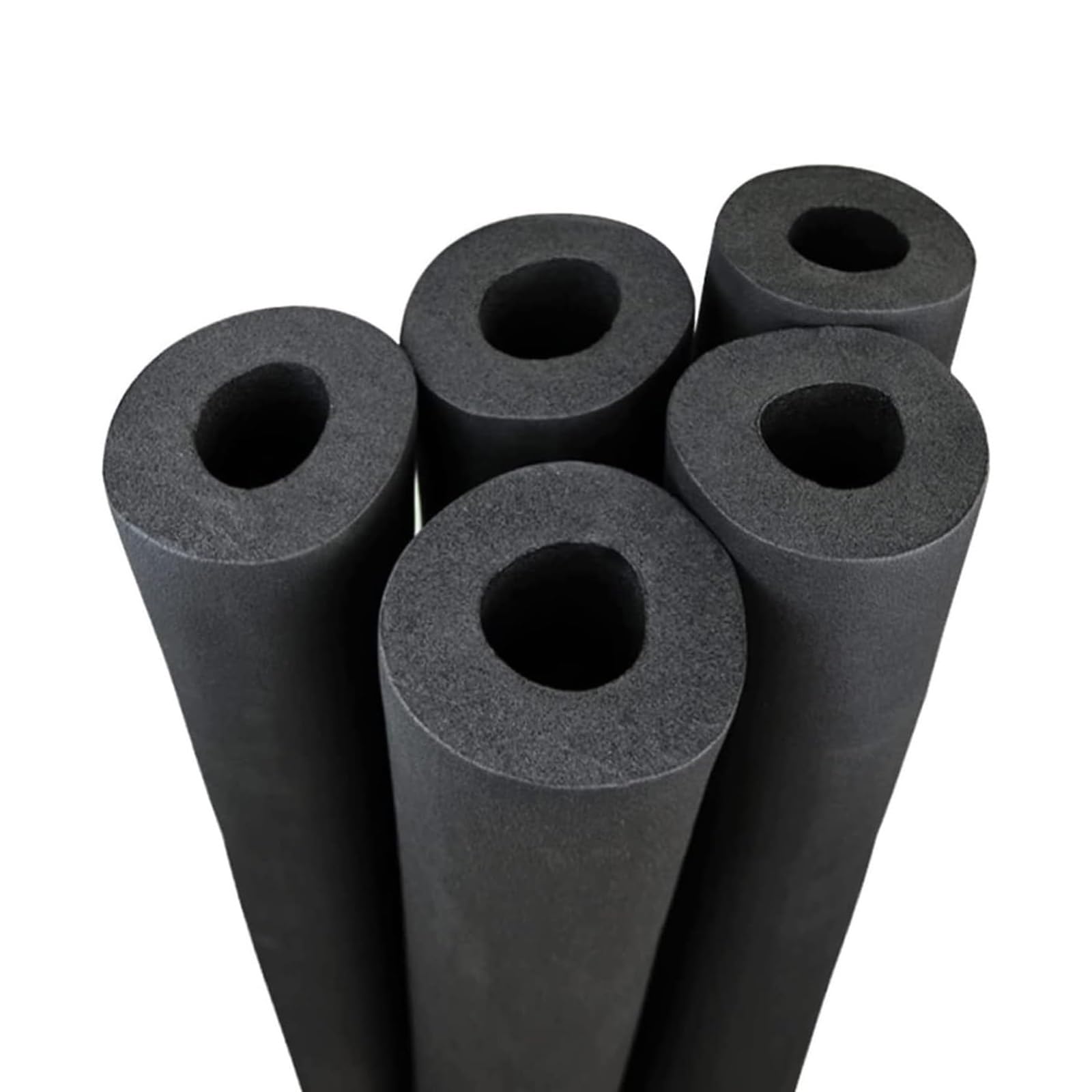 Outdoor Antifreeze Insulation Pipes Foam Tube, 2.0m Pipe Insulation/Lagging/Cladding, Black Rubber Insulation Hose, Waterproof Retardant, Pipe Cover ID 6-48 mm(ID 13 mm × T 15 mm × L 2.0 m)