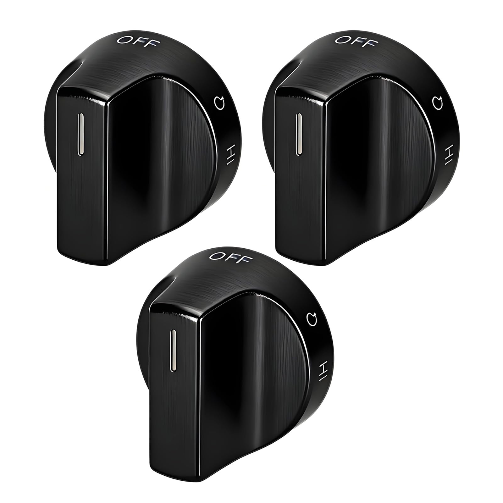 Metal Stove Burning Knob Replacement Part for W11620557 W11510457 WFG550S0LV4 WFG550S0LV5 WFG525S0JV5 WFG525S0JV6 Quick Install Stove Parts