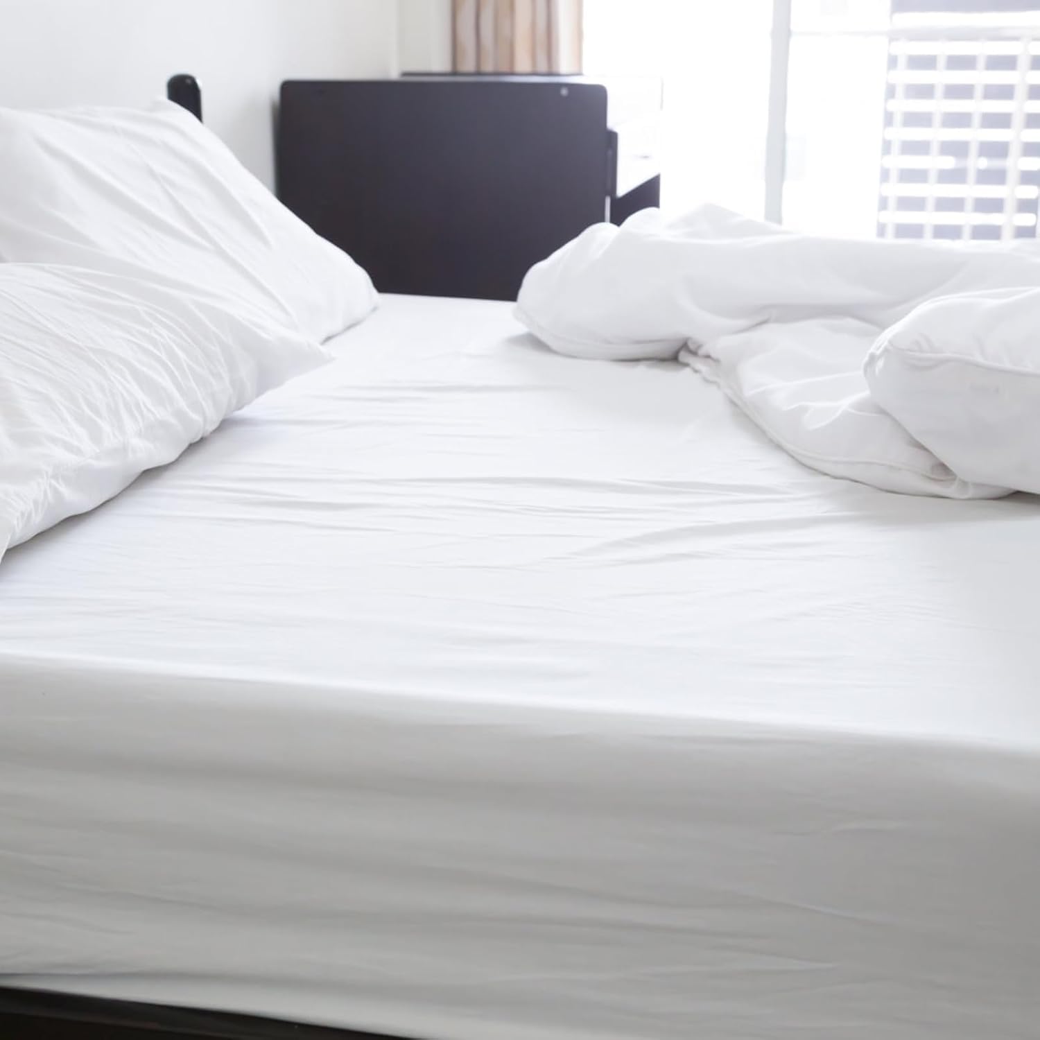 6 Stück Bettlaken ohne Gummizug - Bettwäsche Essentials 168 x 252cm - Flaches Laken weich gebürstete Mikrofaser für Krankenhaus, Massagetisch, Hotel, Airbnbs, Reisen