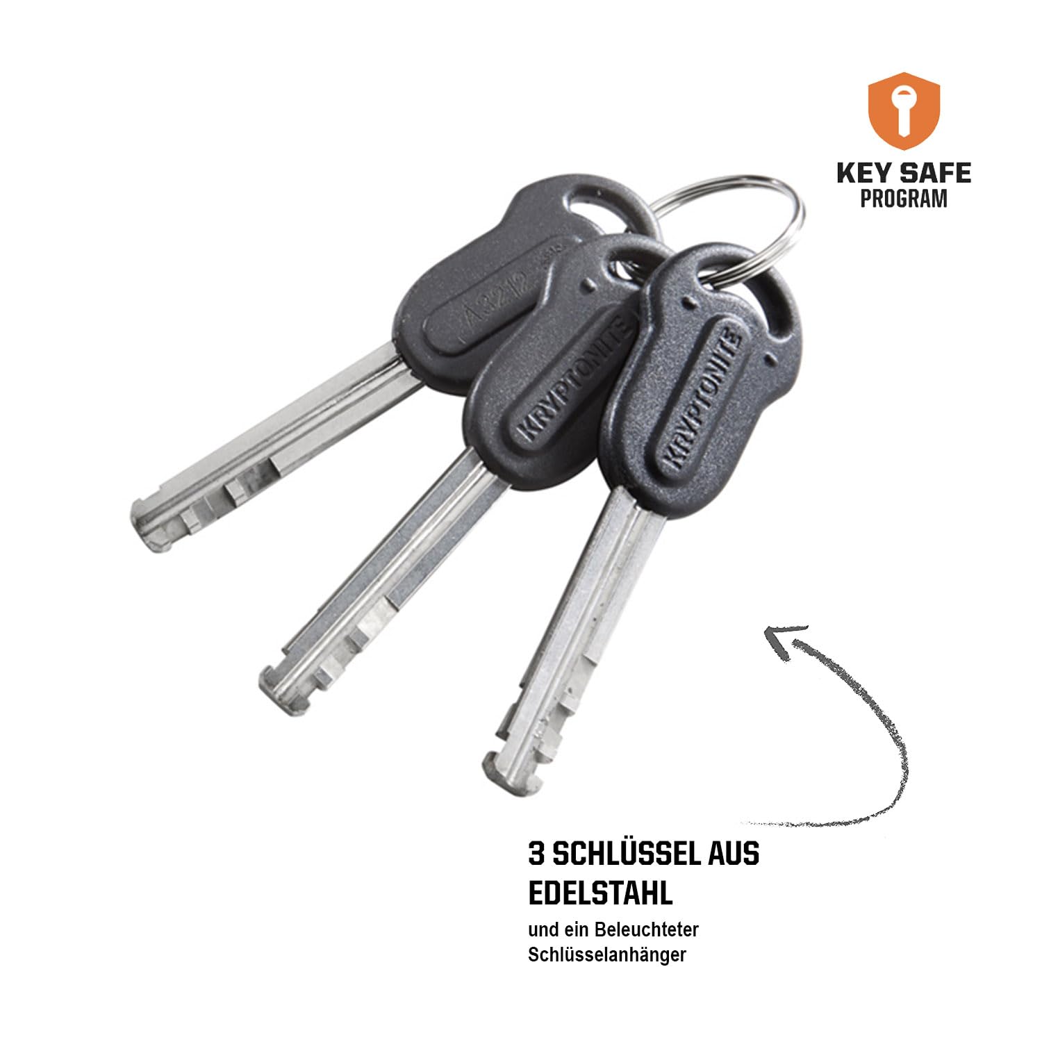 Kryptonite New York FAHGETTABOUDIT Bügelschloss, aus gehärtetem Stahl mit Vinylbeschichtung, Sicherheitslevel 10/10, für Fahrräder, E-Bikes, Scooter & Motorräder, 2,06 kg, 8,3 x 15,3 cm