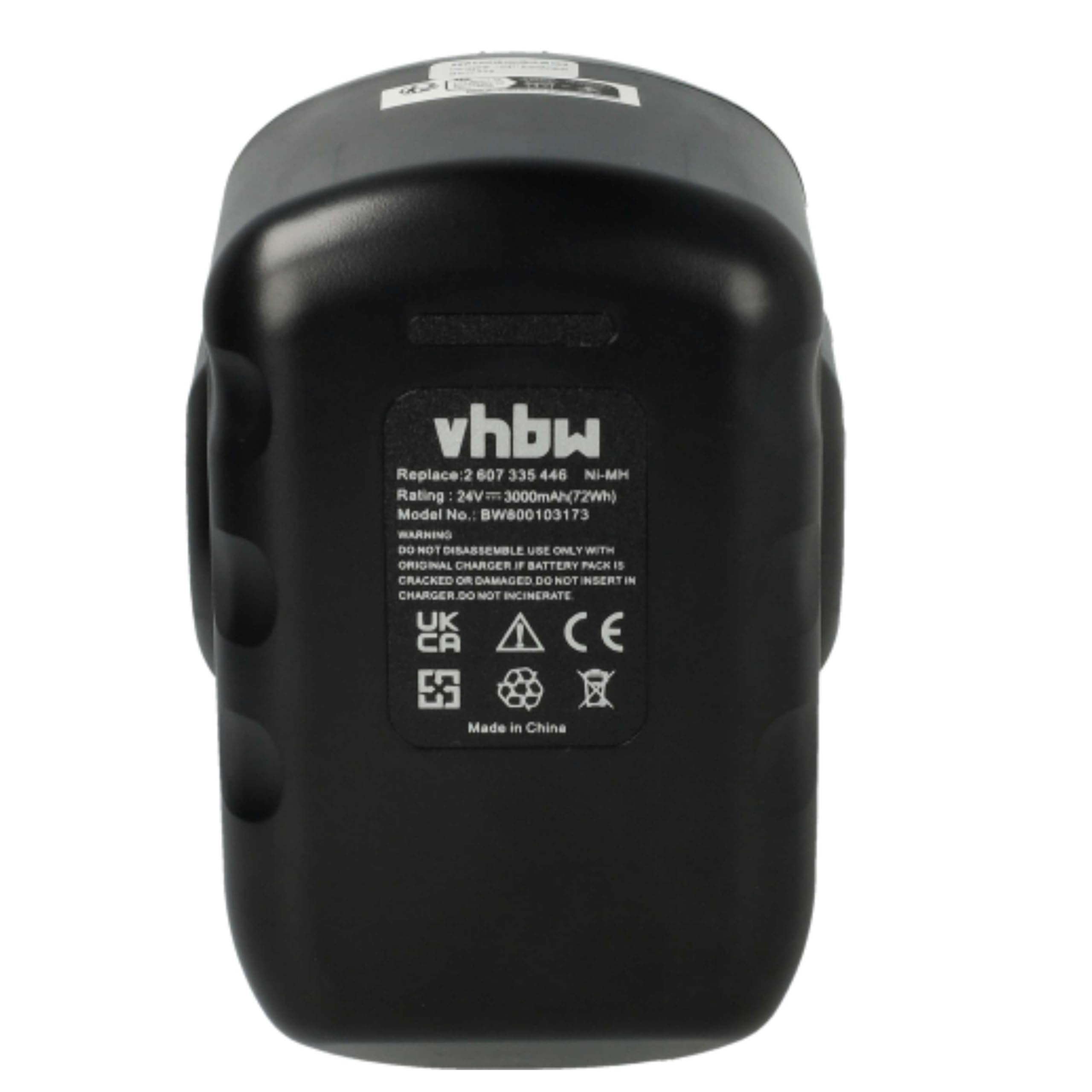 vhbw 2X Batterie Compatible avec Bosch GBH24VF, BACCS 24V, GBH-24V, 52324B, GKS 24V, GCM24V, GKG 24V Outil électrique (3000 mAh, NiMH, 24 V)