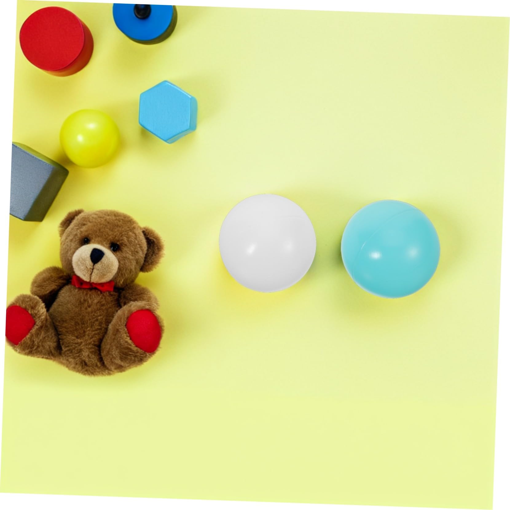 Bolas para Piscina Infantil 100 Piezas de Plástico Verde y Blanco