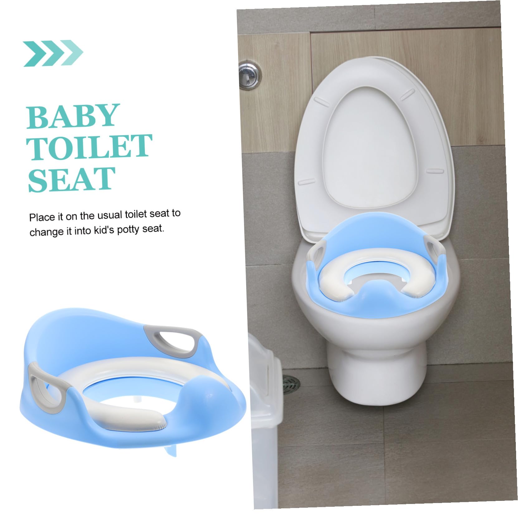 BESPORTBLE Asiento de Inodoro para Orinal Cojín para Orinal de Inodoro Útil para Entrenamiento de Baño Adecuado para Bebés y Pequeños
