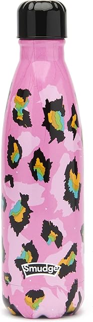 Celestial Skin | Pink Stainless Steel 500ml Vacuum Insulated Water Bottle | Leak-Proof | Keeps Drinks Cold for 24 hrs or hot for 12 Hours