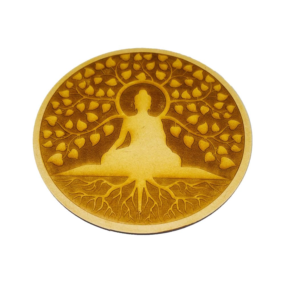 Plaque de rechargement Bouddha pour purifier vos cristaux zen