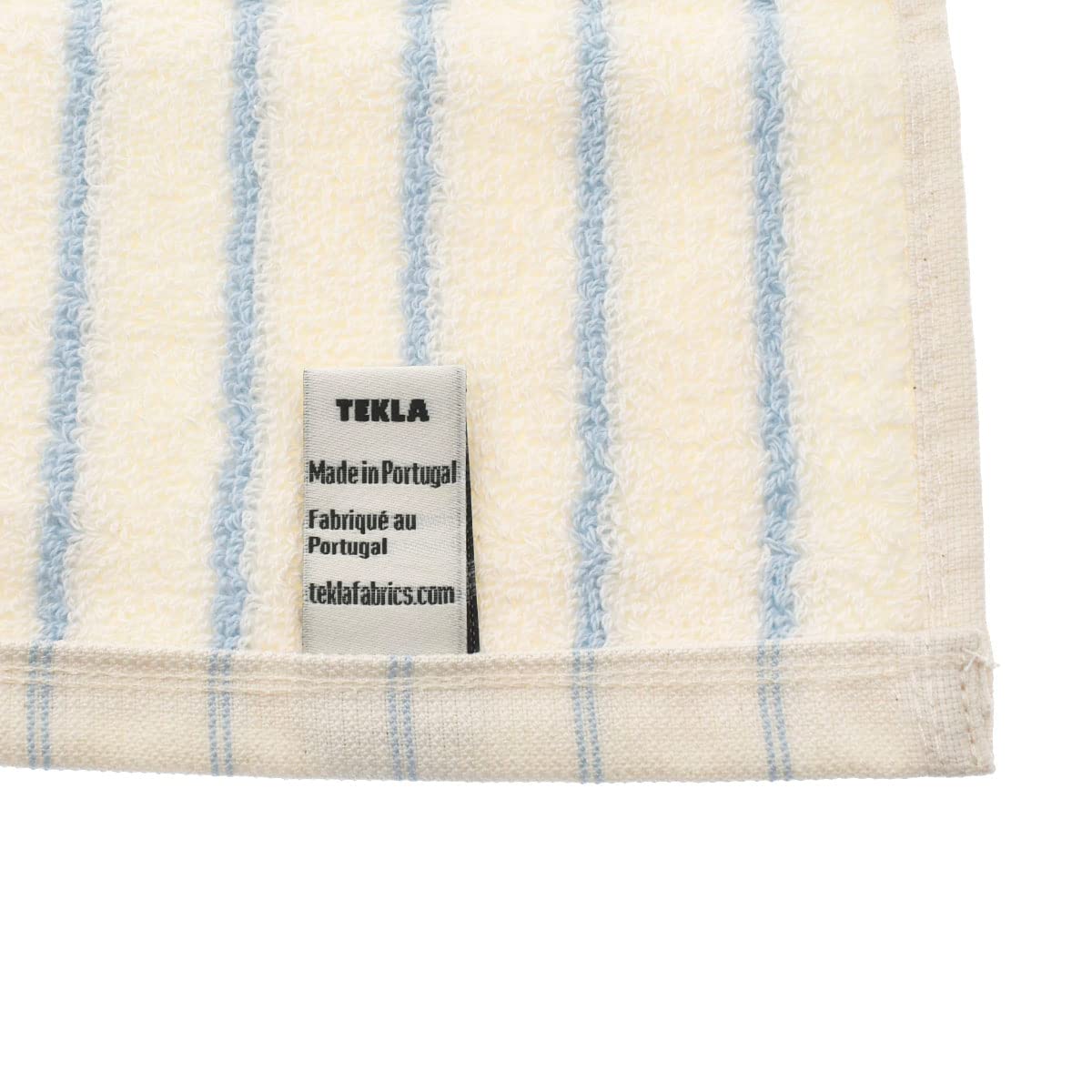 Amazon｜[テクラ]バスタオル TERRY TOWELS SRIPED ライトブルー