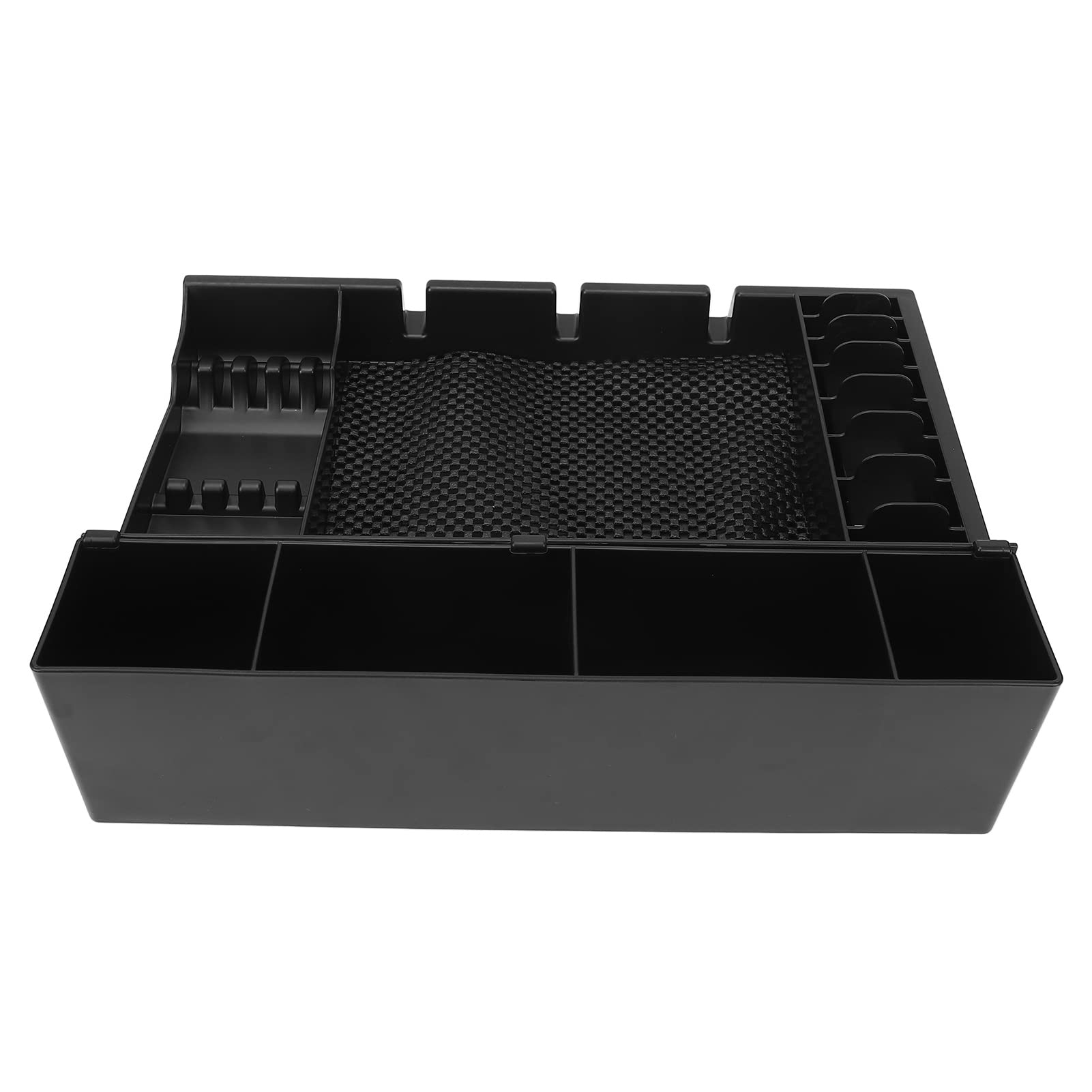 Srliya Organisateur D'outils de Rasage, Boîte de Rangement Antidérapante de Grande capacité pour Salon de Coiffure, Lavabo, Matériau ABS Gris
