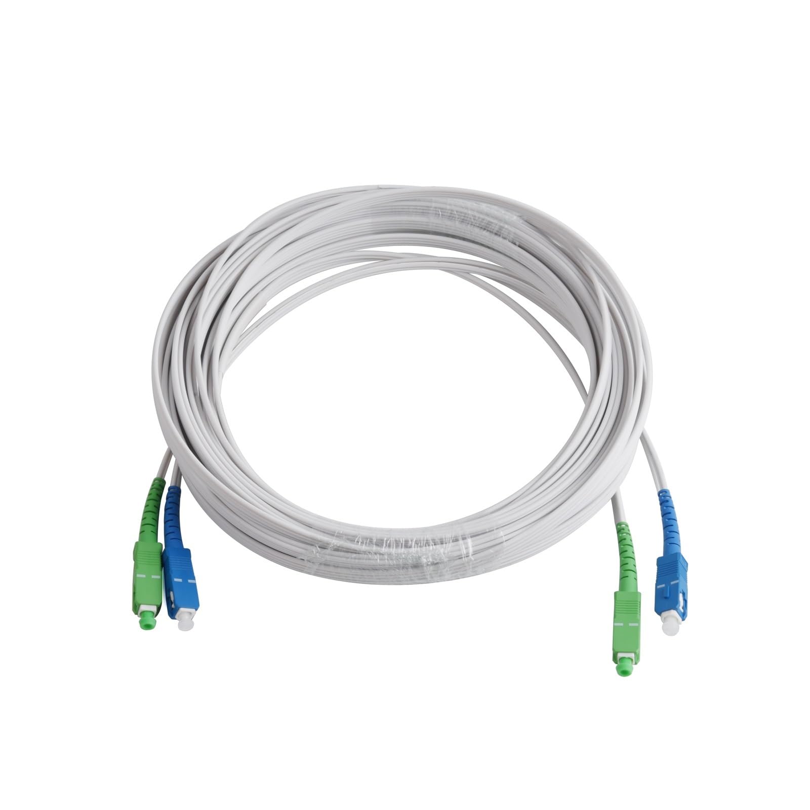 Câble optique SC UPC + vers UPC +, rallonge monomode à 2 cœurs, cordon de raccordement for Fiber optique intérieure, 60M/70M/80M/90M/100M/120M(100M)