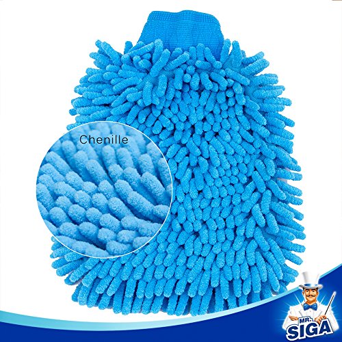 Mr.Siga SJ21566 Premium Microfiber Soft Chenille Car Wash Mitt thumb #2