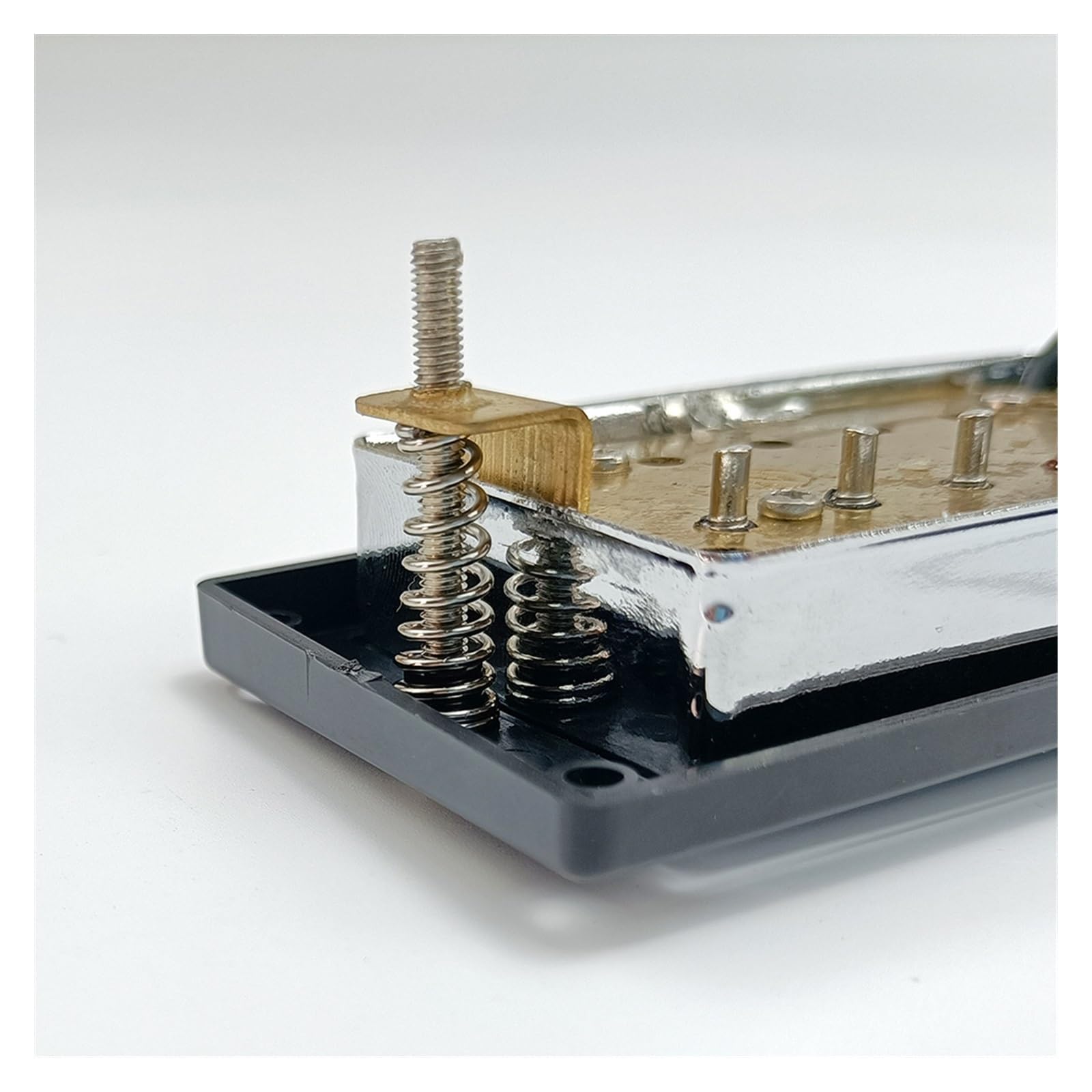 gitary elektrycznej Części Odbiór Gitara Elektryczna Do Przetwornika LP Humbucker 6 Kolumn Magnetycznych (Color : Silver 50/52 set)