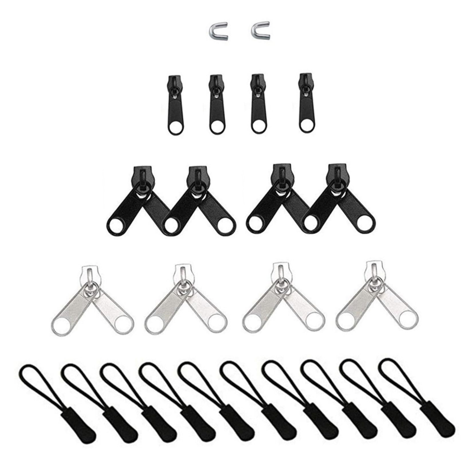 Kit de Reparación de Cremalleras de Nylon u 183 Piezas para Mochila