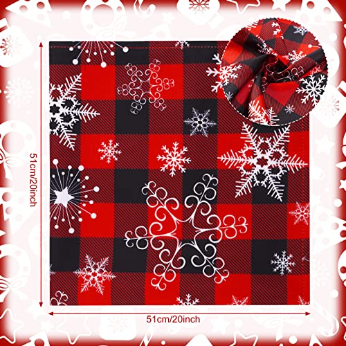 Set de 12 Servilletas de Tela Navidad Cuadradas 51x51 cm miniatura 2