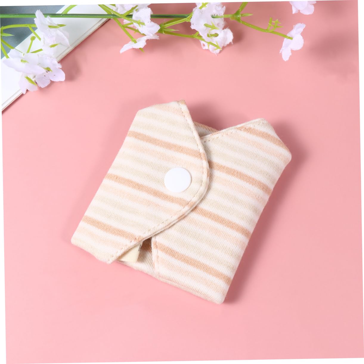 15pezzi Assorbenti Lavabili Cotone Organico Assorbenti Femminili Traspiranti e Riutilizzabili Per Ciclo Mestruale Design Casual