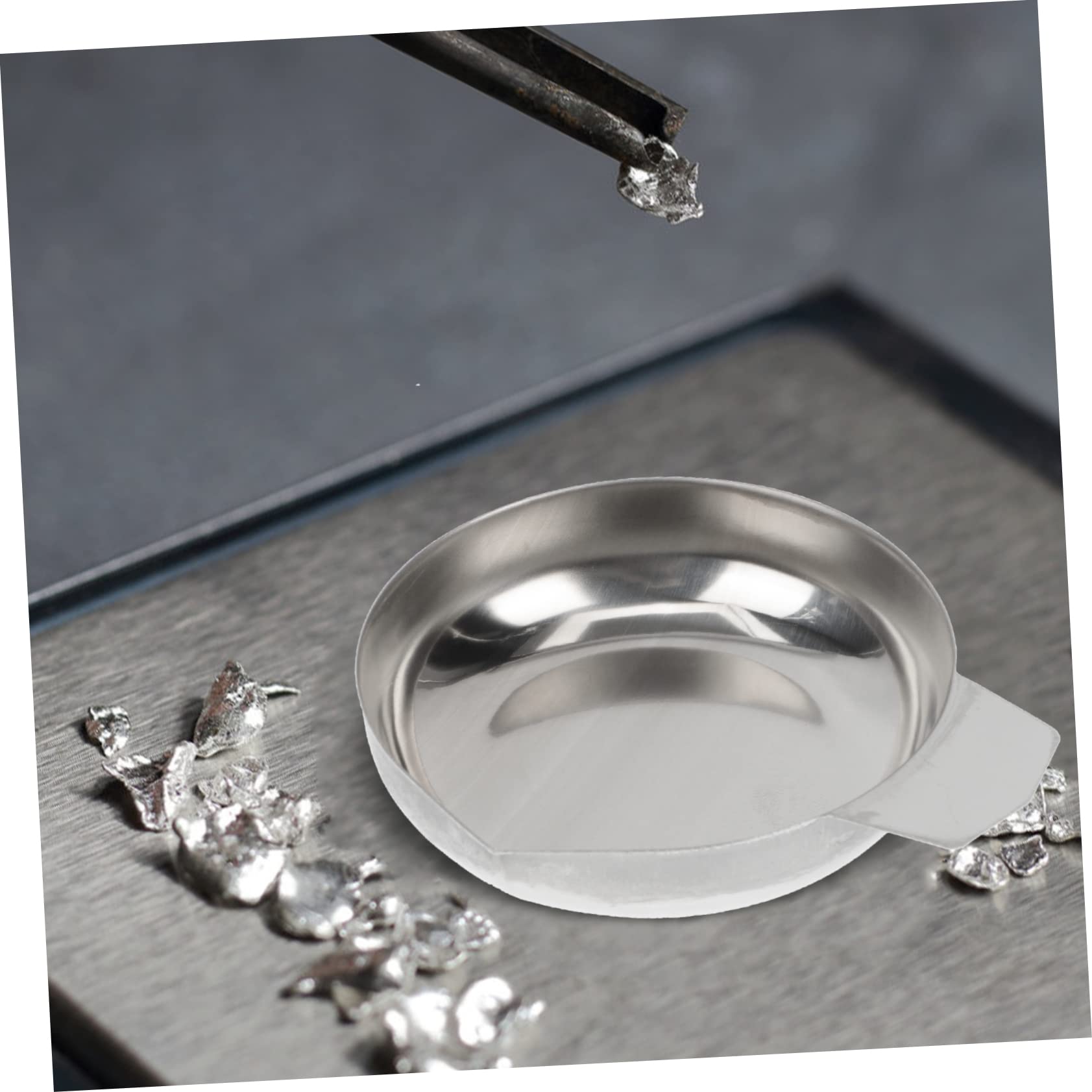 TEHAUX 20stücke Edelstahl Wiegeschalen Für Digitale Küchenwaagen Präzisionsschalen Für Schmuck Lebensmittel Backen Vielseitig Einsetzbar Für Haushalt Und Gastronomie