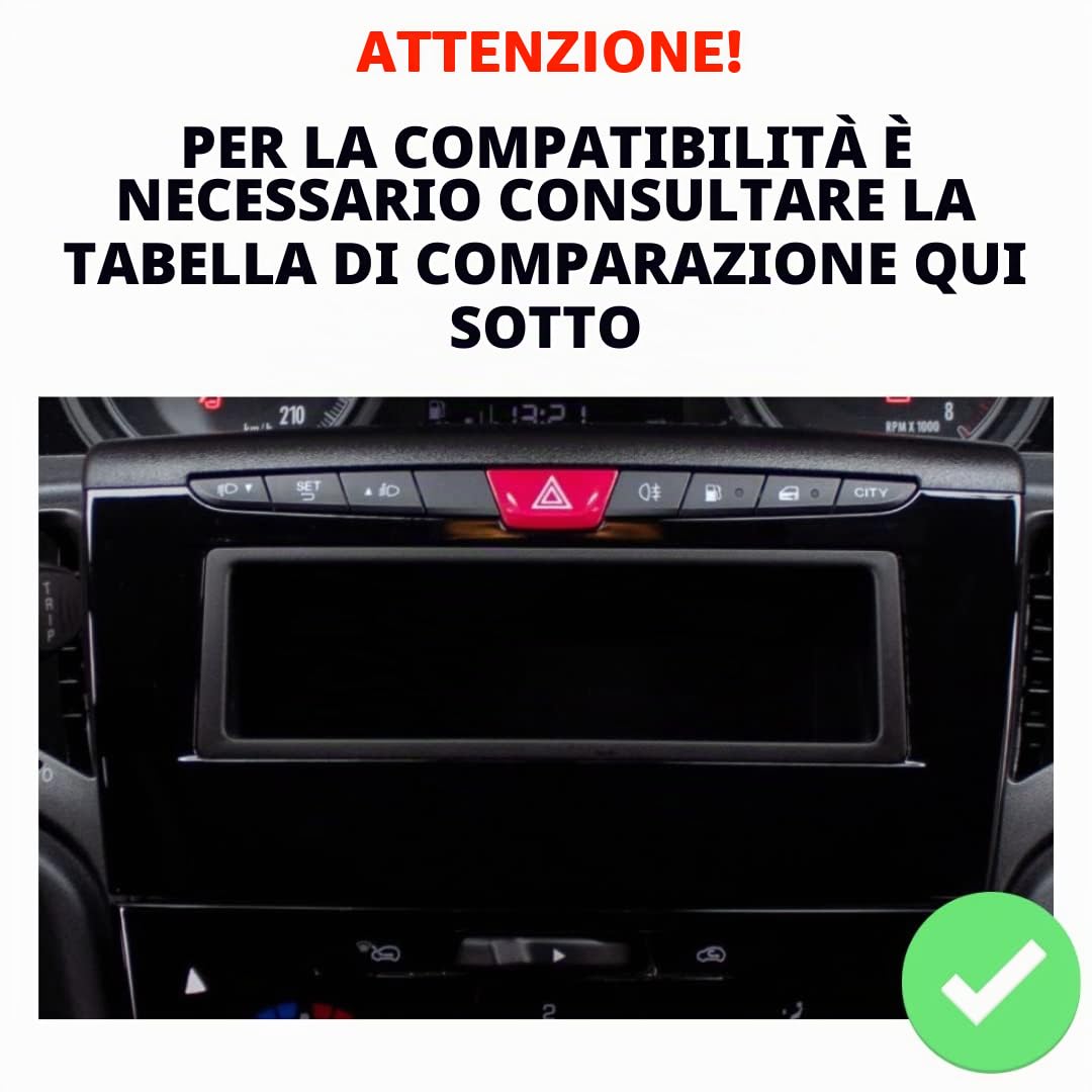 Jf Sound car audio system Autoradio Custom Fit per Lancia Ypsilon (senza autoradio originale) Android GPS Bluetooth WiFi Dab USB Full HD Touchscreen Display 6,2" processore 8core e comandi vocali