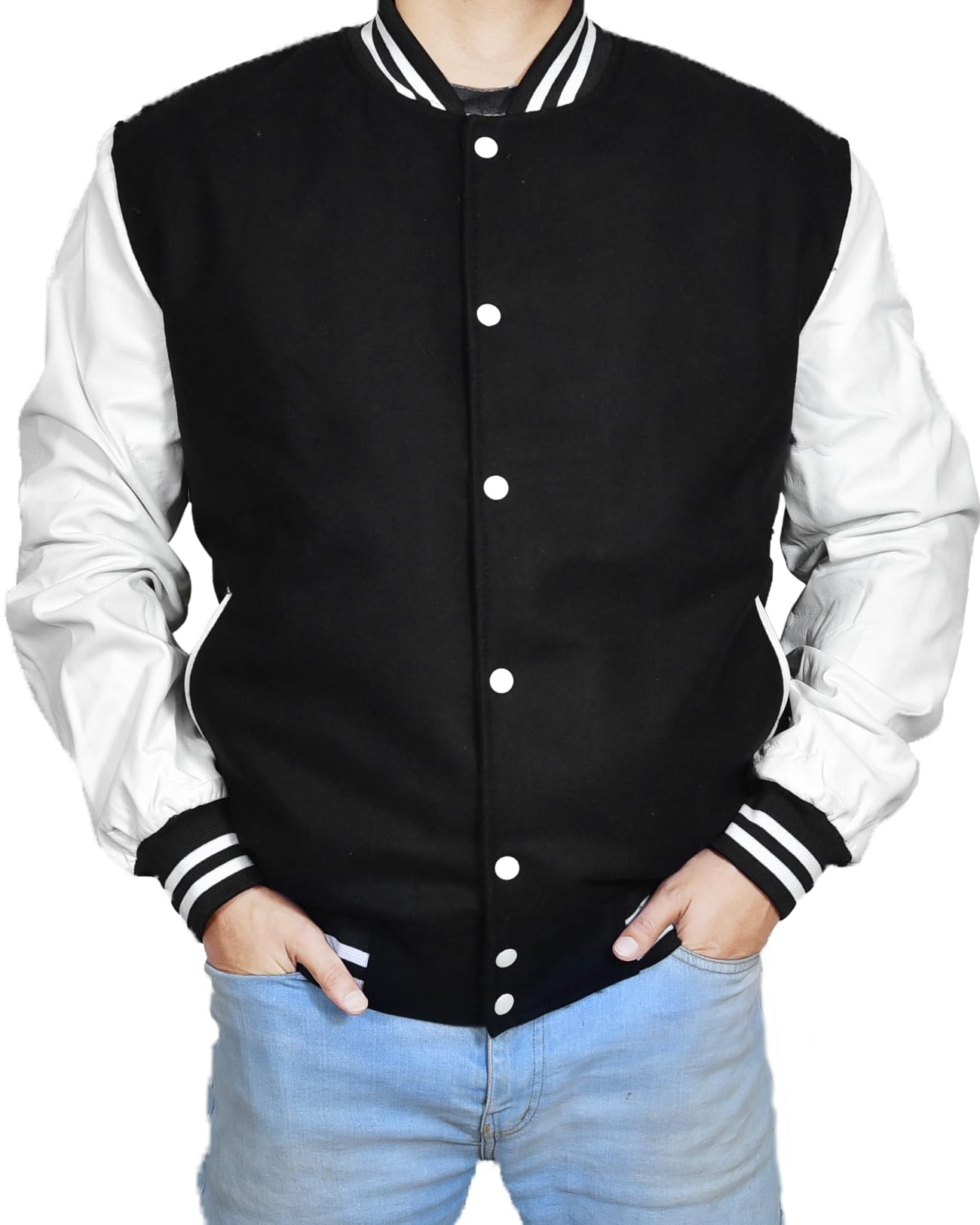 EASTIFIED Hotline Miami Varsity Letterman Brown Wool Letter B Patch Flight Bomber Jacket