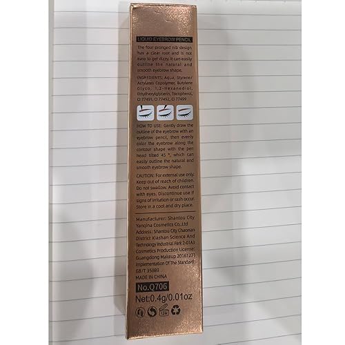 Miniatura 6 de Microblading - Lápiz de cejas para mujer, lápices de cejas mejorados con 4 puntas de microtenedor, lápiz mágico impermeable para cejas, tatuaje y