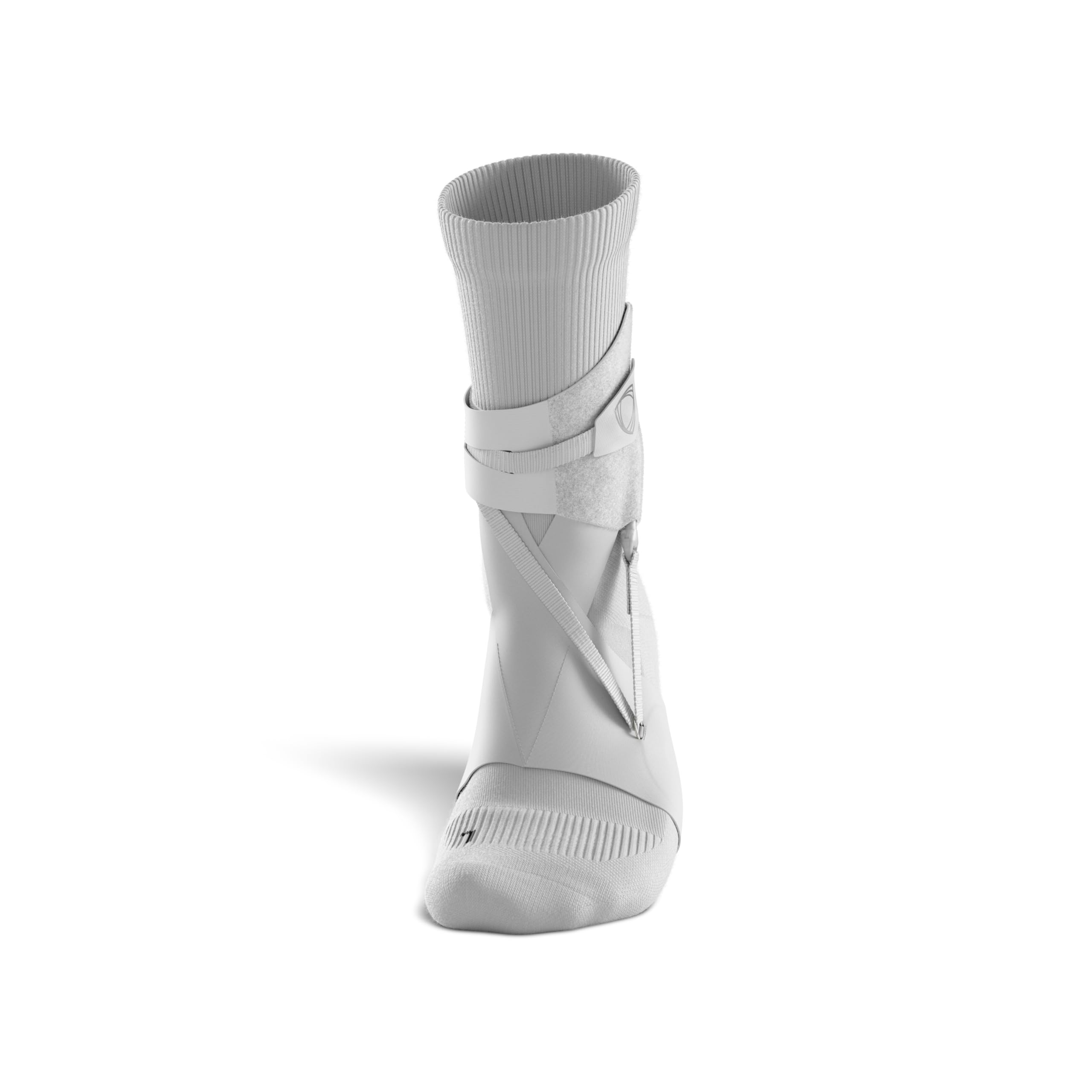 BETTERGUARDS Lite – Tobillera ligera unisex, soporte estable y cómodo, transpirable y sin compresión, ideal para deporte (L, Blanco - Izquireda)
