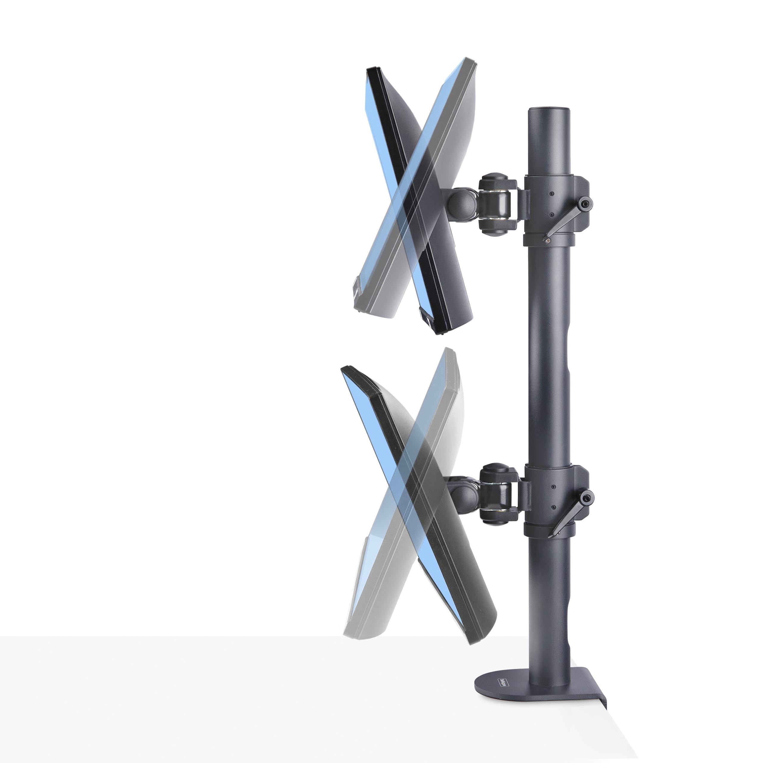 StarTech Support 2 Ecrans Empiles 49", 32kg, VESA (H2MPV-Monitor-Mount)