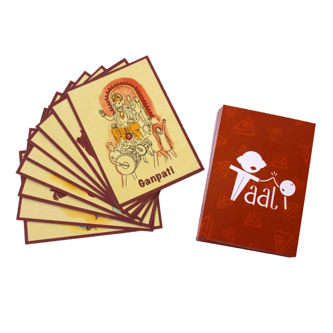 Taali Apna Tyohar Card Game- Indian States and Their Festivals Card Game - Set of 40 cards | Matching Pairs | For 6 Years And Above | 1-4 Players | Cognitive Skills | Focus & Problem-Solving Abilities