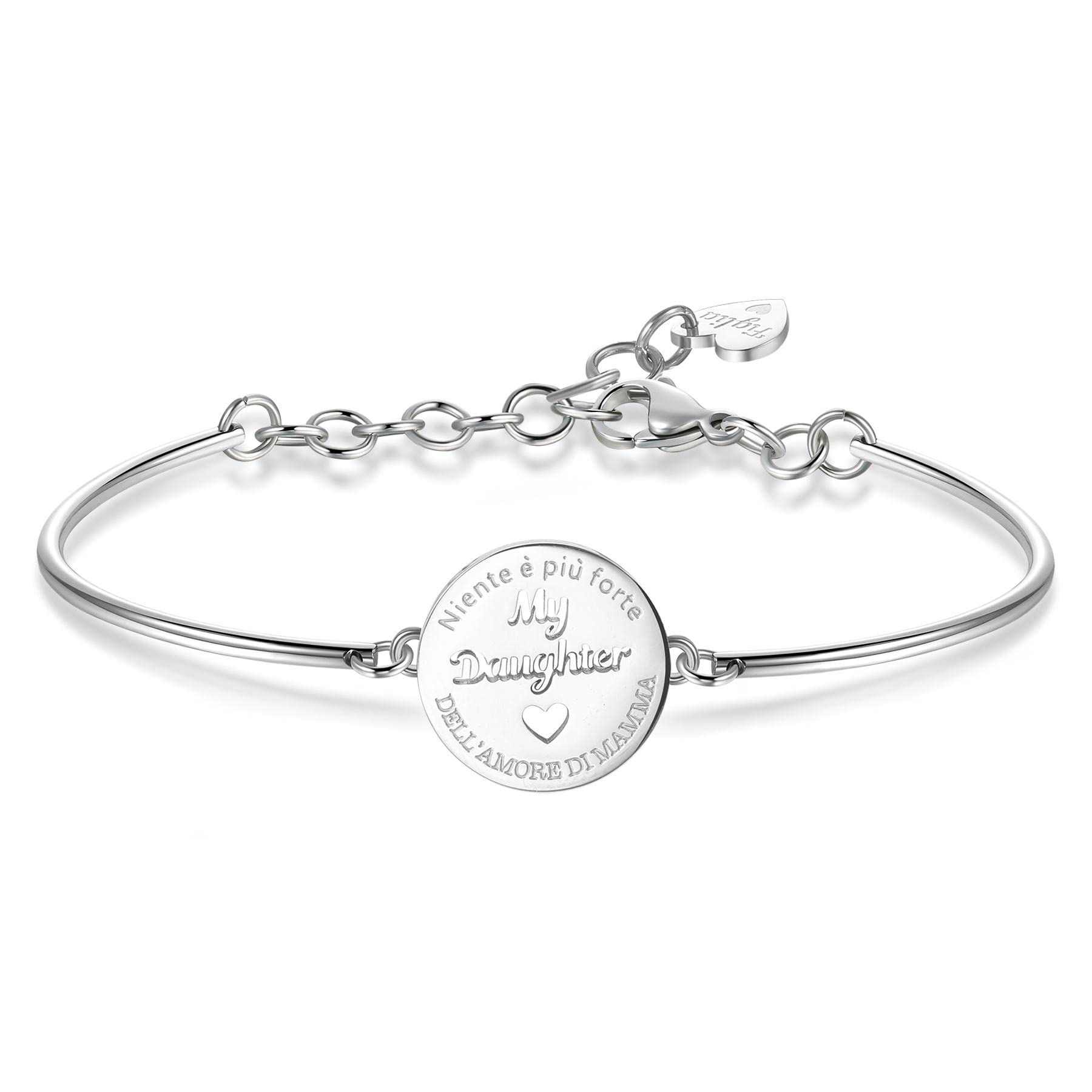Brosway Bracciale Rigido Donna Chakra – Acciaio 316L E PVD Oro Rosa Con Cuori Intrecciati, BHK425 - 2