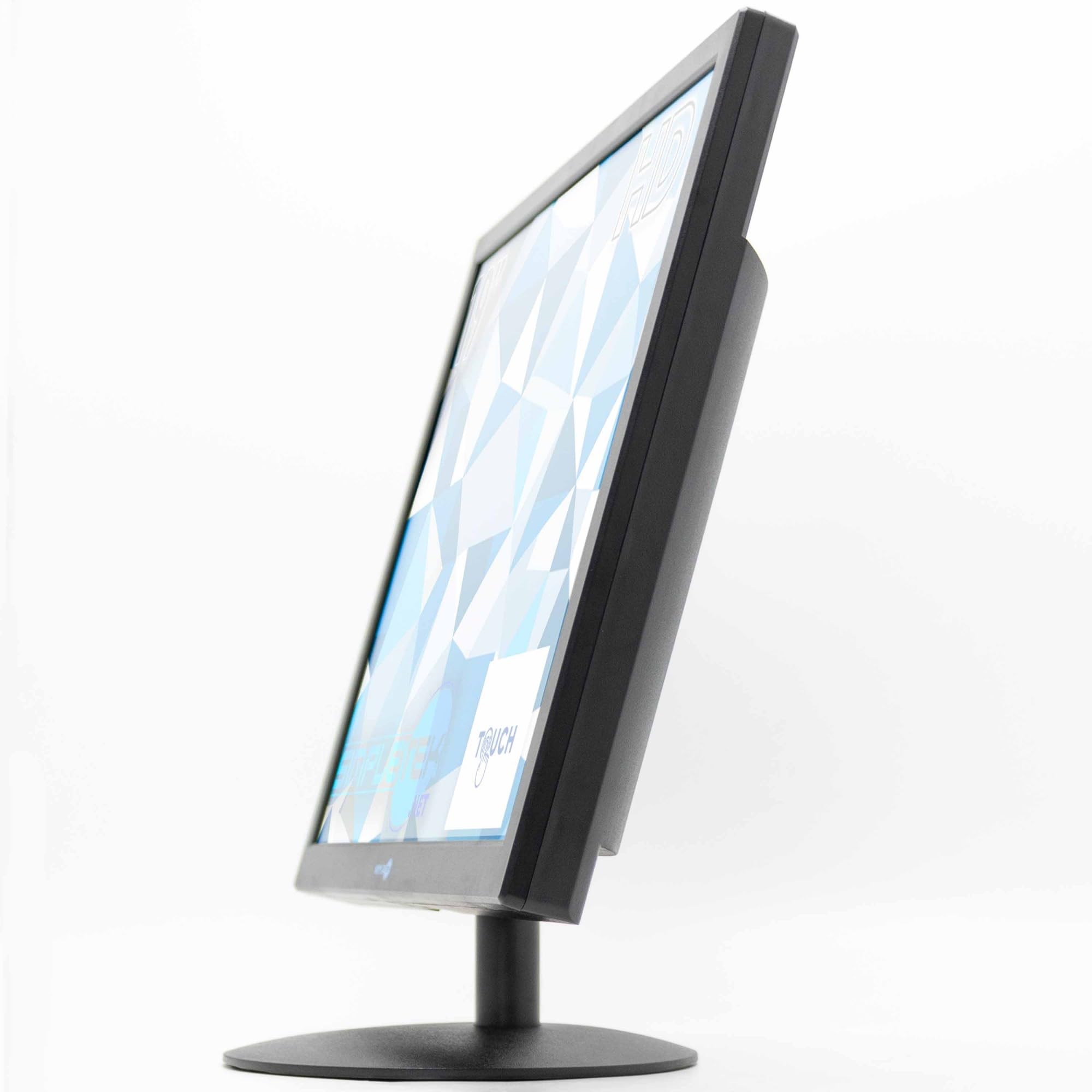 SIMPLETEK - Monitor 19" Touch | Risoluzione HD Formato 4:3 - Schermo Touchscreen HDMI VGA Speaker integrati, ideale per Casse DVR Compatibile Con Windows/macOS/Linux